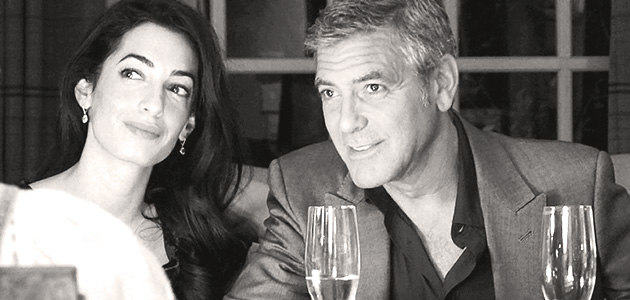 Georges Clooney, Gentleman au restaurant